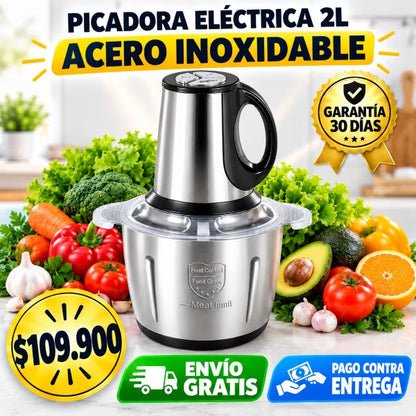 Molino Picador Eléctrico 2 Litros